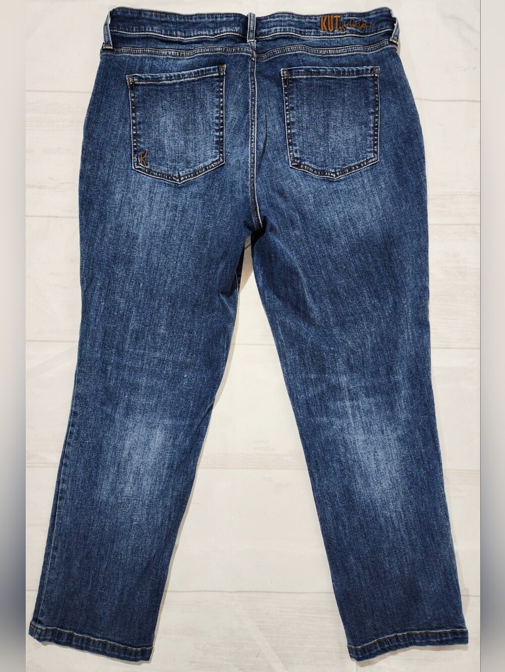 KUT from the Kloth Katy Straight Leg Ankle Jeans Size 14 - Picture 7 of 9